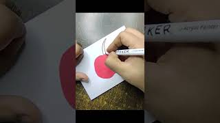 Easy Drawing and Sketch Ideas  Pencil and Markers StepbyStep Apple Drawing Tutorial easydrawing [upl. by Sapphira]