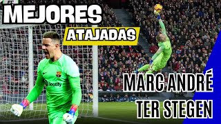 Marc André ter Stegen MEJORES ATAJADAS de porteros en el Fútbol [upl. by Llenol]