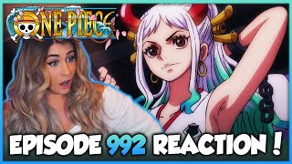 YAMATO WANTS TO BE ODEN SHES AMAZING One Piece Episode 992 Reaction  Review [upl. by Nahtanaj]