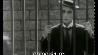 Buster Keaton COPS Opening Scene  Alternative Soundtrack by David Thomas [upl. by Arodnap]