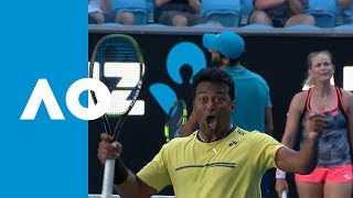 Leander Paes the king of celebrations  Australian Open 2019 [upl. by Medrek]