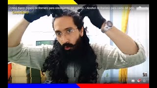 Tónico Milagroso para crecer el cabello rápido 👏 Tónico Romero Extracto MAGISTRAL para caída de pelo [upl. by Adkins572]