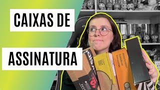 CAIXINHAS DE ASSINATURA INTRÍNSECOS TAG TRAMA BOX CLUBE BOX E CLUBE DE LITERATURA CLASSICA [upl. by Eiduam]