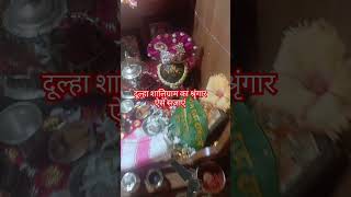 shaligram dulha shringar krishna ekdashi kartikshortvideo youtube [upl. by Caddaric]