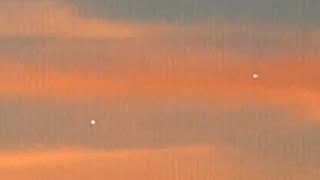 Stealth Plasma UFO fleet in Sunset June 2012 [upl. by Ahsiemac]