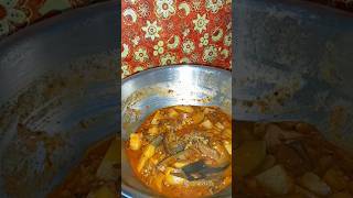 Aloo Baingan ki sabji youtubeshorts food recipe [upl. by Anaz]