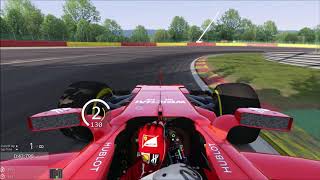 Assetto Corsa Ferrai SF70H at Spa  141775 former RSR World Record [upl. by Annad733]