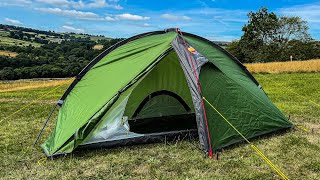 STORM CIARAN Wild Camp Helm Compact 1 Tent Wiltshire Man [upl. by Longley]