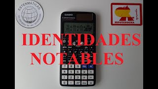 Estenmáticas con Casio fx991SP X Identidades notables [upl. by Jallier]