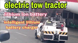 electric tow tractor lithiumbatterycharger [upl. by Oinesra886]