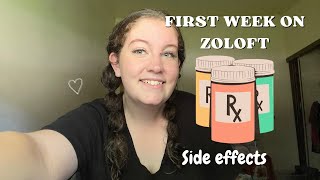 My first week on Zoloft my experience is it helping my anxiety [upl. by Idissak]