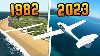 Evolution of Microsoft Flight Simulator NEW 19822023 [upl. by Cirdla]