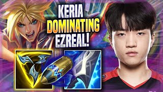 KERIA DOMINATING EZREAL IN SMURF ACCOUNT  T1 Keria Plays Ezreal ADC vs Kalista  Season 2022 [upl. by Yhtimit]