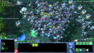 Starcraft 2 Enslavers Remake 03a  Assault on Aiur [upl. by Sanez]