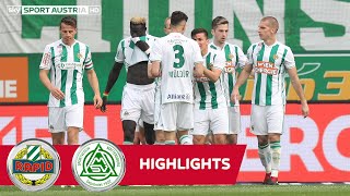 Highlights tipico Bundesliga 25 Runde SK Rapid Wien  SV Mattersburg 21 [upl. by Anialad501]