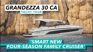 The compact cruiser thats easy to love  Grandezza 30 CA yacht tour  Motor Boat amp Yachting [upl. by Meehsar780]