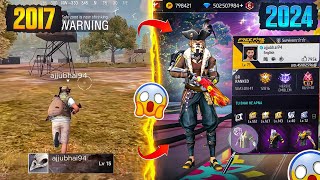 FREE FIRE PLAYERS 2017 VS 2024⚡ Searching 2017 Old Players Id in 2024  TotalGaming093 [upl. by Bovill344]