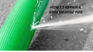 How to fix a leaking hose pipe [upl. by Gitel]