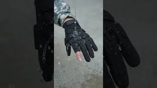 Seibertron outdoor sports tactical gloves with WATER RESISTANT process on the gloves keep hands dry [upl. by Elohcin]