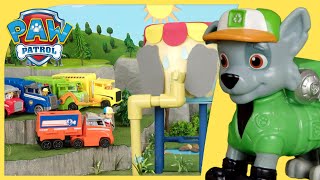 Big Truck Pups Fix the Water Tank  PAW Patrol  Toy Play for Kids [upl. by Grosberg]