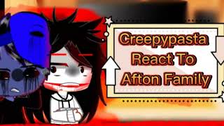 ✨Creepypasta React to Afton Family Tik Tok✨ [upl. by Adian246]