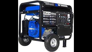 2024 After using 1 year Review DuroMax XP10000E Gas Powered Portable Generator10000 Watt Electric [upl. by Morvin]