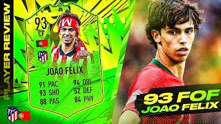 THIS CARD🥶 93 PATH TO GLORY JOÁO FÉLIX REVIEW FIFA 21 Ultimate Team [upl. by Demetre495]