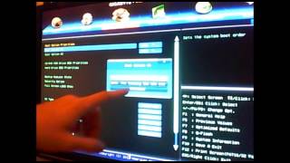 How To Change 970ADS3P GIGABYTE Mobo Boot Priorities [upl. by Millan]