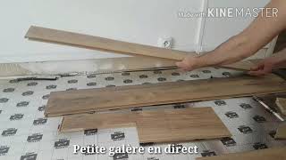 Pose de parquet stratifié ep 5 plinthes découpes et finitions [upl. by Ntisuj]