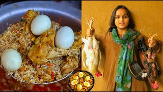 kids made Eggs Chicken Hyderabadi Spicy Biryani [upl. by Naesed]