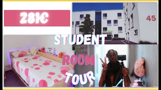 STUDY IN GERMANY My 281€ Student Room Tour Kleve RhineWaal University [upl. by Delbert]