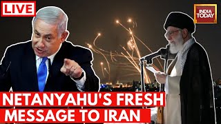 Israel Iran War LIVE Netanyahus Big Warning To Iran  Iran Attack News LIVE  Israel Vs Iran LIVE [upl. by Aniv]