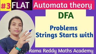 JNTUH  FLAT  Deterministic Finite Automata StingsStartswith DFA Problems Rama Reddy MathsAcademy [upl. by Zenger]