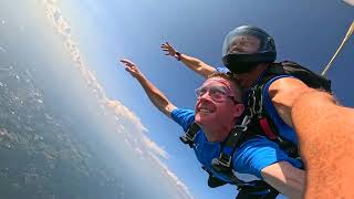 Tandem Skydive  20240814  Perkasie Pennsylvania [upl. by Vergos]