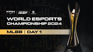 🔴 MLBB  GROUP STAGE  IESF WORLD ESPORTS CHAMPIONSHIP 2024  DAY 1 [upl. by Farrell]