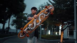 Crazy Longboard Tricks by SINGAPORE SKATERS  Hurricane 46quot Longboard [upl. by Aelyk473]