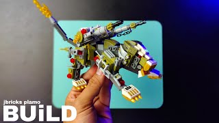 LEGO Robot Zoid Liger Zero Panzer  SPEED BUILD  Mechanical Beast Box fyp [upl. by Ainuj]