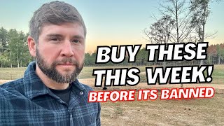 5 Items You NEED To BUY NOW With Cash I DID Before It’s GONE  Prepping For SHTF 2023 [upl. by Jacobba]