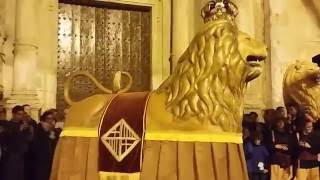 Ball del Lleó de Barcelona a lestrena del Lleó dEl Vendrell Catalunya Gegants del Pi [upl. by Aehr]