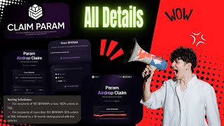 Param Airdrop Claim Live 🔥 Check Your Allocation ✓ Not Eligible  param airdrop update [upl. by Questa]