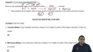 Transition Metal Cations and Acidity [upl. by Pollock]