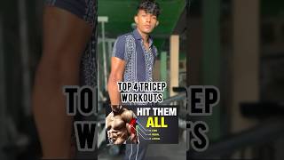 Best tricep workouts tricepsworkout training tips telugufitnesschannel telugufitness viralshort [upl. by Hamer]