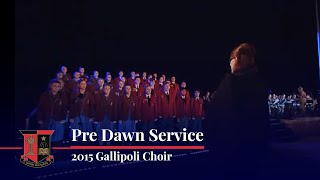 St Josephs College amp All Hallows School Gallipoli Choir  Pre Dawn Service ANZAC Cove [upl. by Ecinuahs]