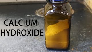 How to make Calcium Hydroxide CaOH2 [upl. by Dong]