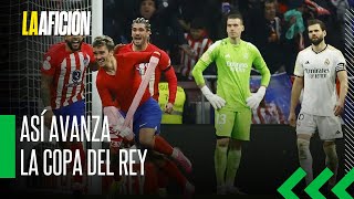 El Atlético de Madrid elimina al Real Madrid avanzan a cuartos de la Copa del Rey [upl. by Brindle432]