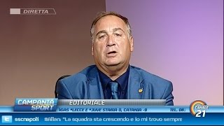 Chiariello quotAlbiol problema numero 1 Calma e gesso Sarri fai puliziaquot  Campania Sport 130915 [upl. by Oruasi]