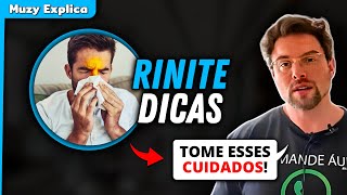 RINITE ALÉRGICA Dicas  Muzy Explica [upl. by Ecinwahs]