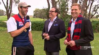 2021 Grand Final  Christian Petracca Interview  Melbourne  Sunday Footy Show [upl. by Arikihs]