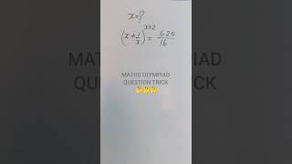 Maths Olympiad question trick Mathcounts Olympiad maths olympiad shorts [upl. by Ayifas903]