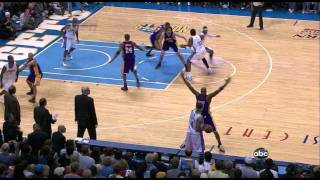 05 23 2009 WCF Game 3 Lakers vs Nuggets Ariza Clutch Steal [upl. by Nnayelhsa]